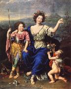 Pierre Mignard THe Marquise de Seignelay and Two of her Children France oil painting artist